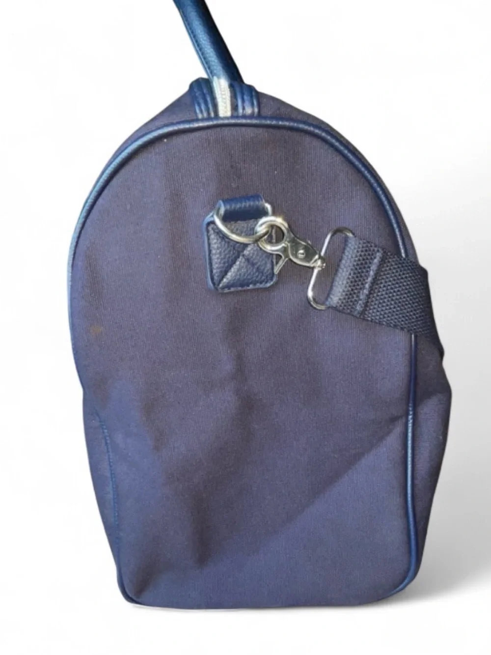 Polo Ralph Lauren-Canvas ,20”x12”x8”, Weekender Duffle Bag - Navy/Purple,GUC